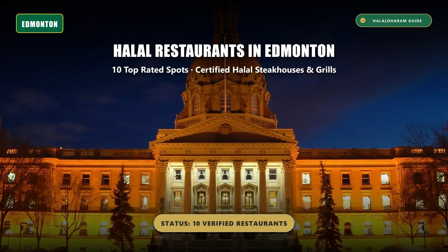 halal restaurants in edmonton: best halal food edmonton alberta dining guide covering certified kitchens and grills