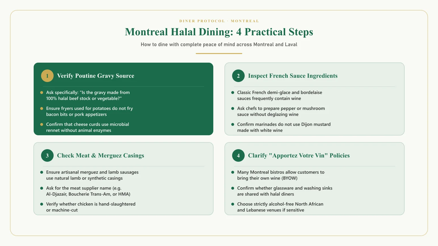 Halal restaurants in Montreal checklist: Practical tips for best halal restaurants Montreal dining