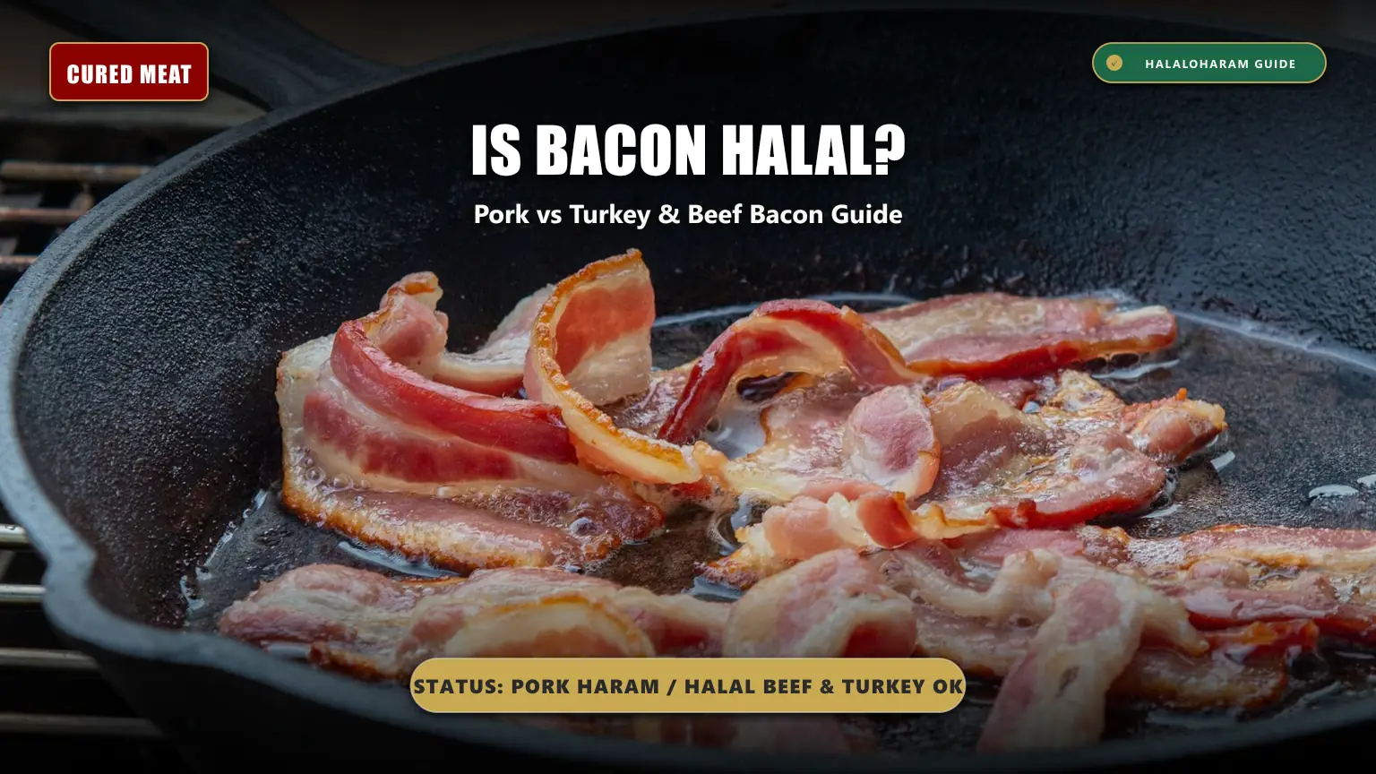 is bacon halal: turkey bacon vs beef bacon halal - Islamic ruling on pork bacon and halal alternatives