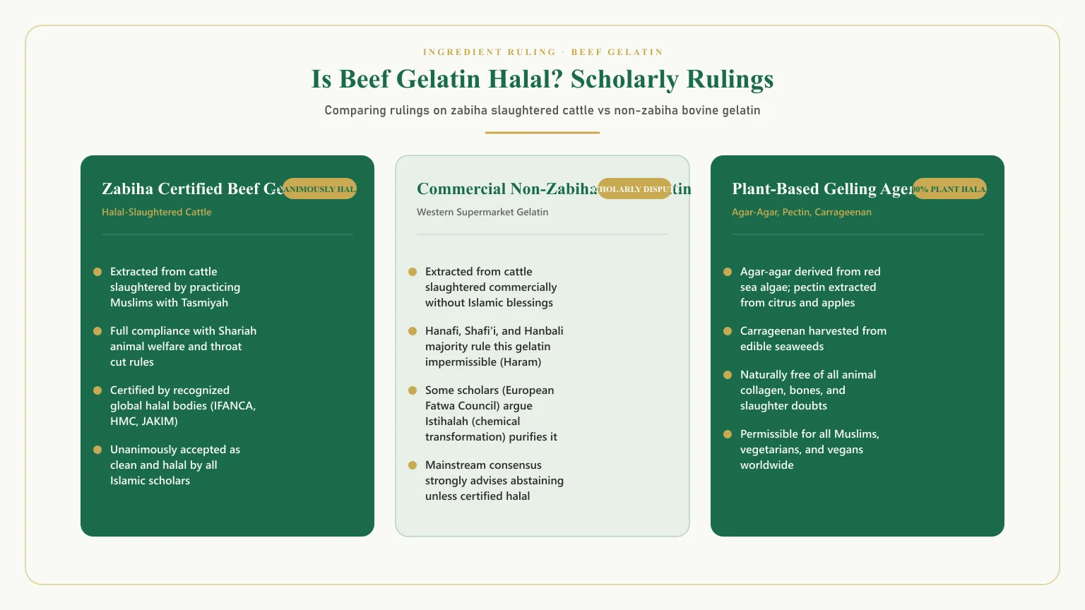 Is beef gelatin halal: Is bovine gelatin halal and can muslims eat beef gelatin scholarly comparison
