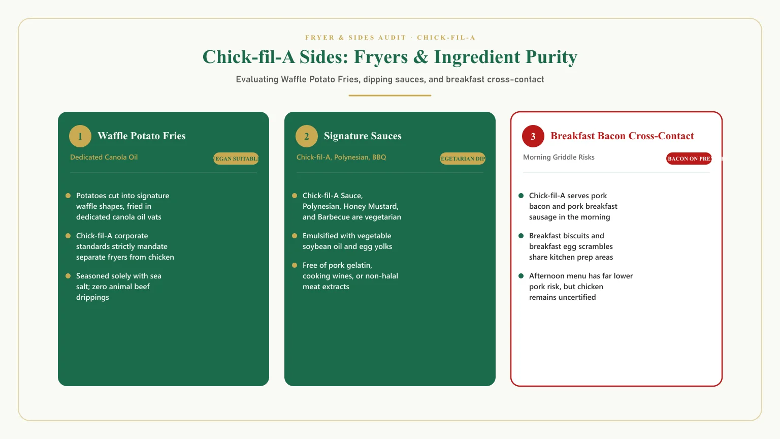 Is chick-fil-a halal: Is chick-fil-a fried in peanut oil and chick-fil-a cross contamination analysis