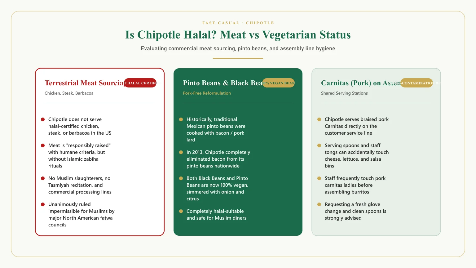 Is chipotle halal: Is chipotle chicken halal and is chipotle steak halal meat status