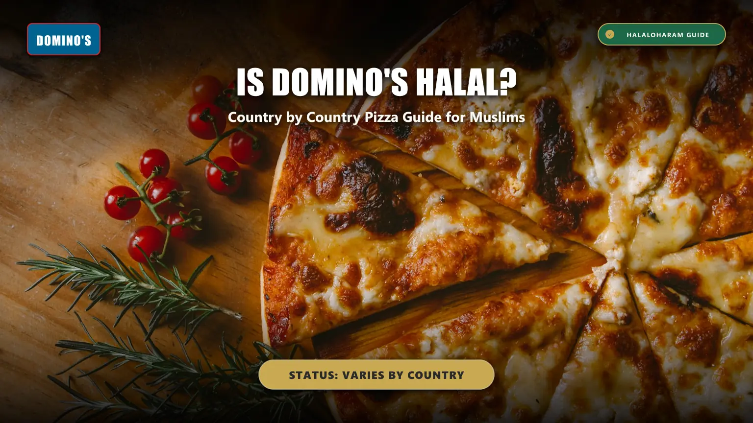is domino's halal: is dominos halal in uk - Official halal verification guide for DOMINO'S