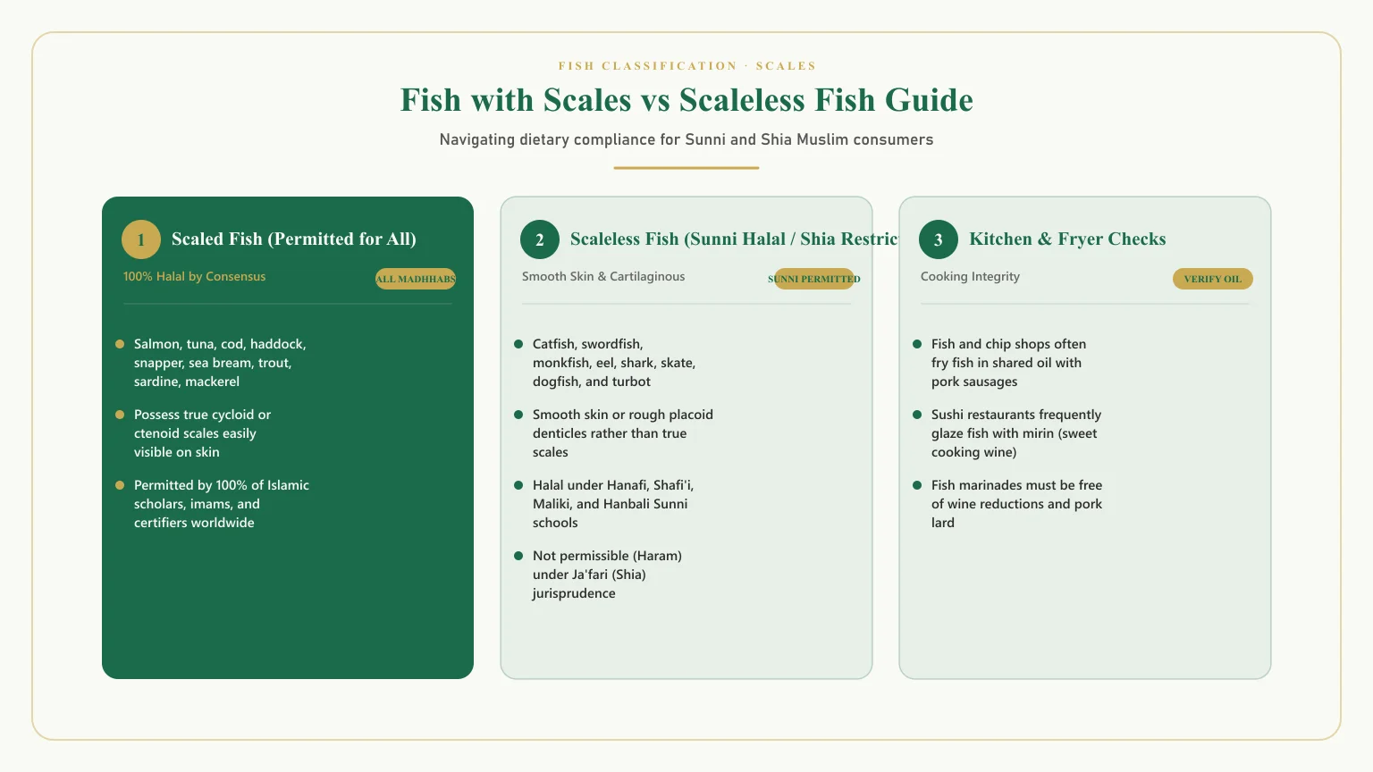 Is fish halal: Are scaleless fish halal and is fish halal in shia islam classification guide