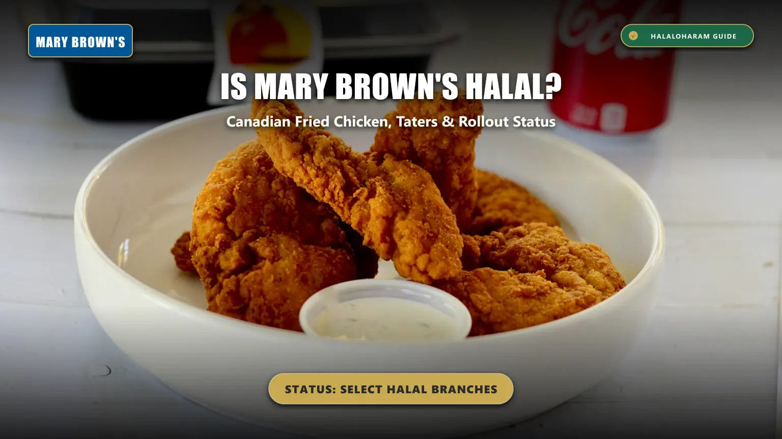 is mary brown's halal: is mary browns chicken halal - Official halal verification guide for MARY BROWN'S