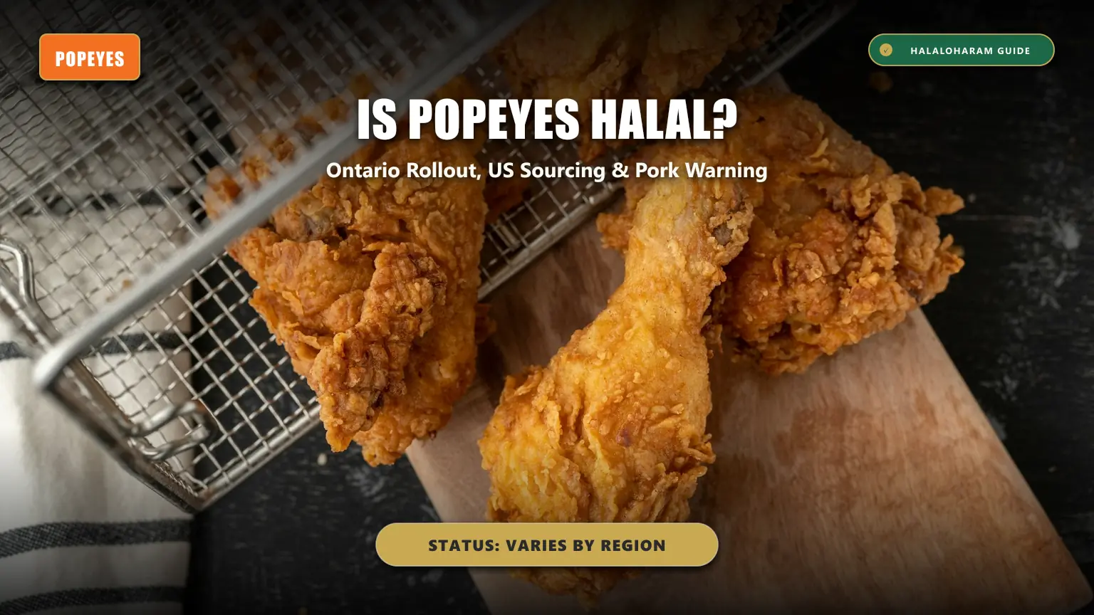 is popeyes halal: is popeyes halal in canada - Official halal verification guide for POPEYES
