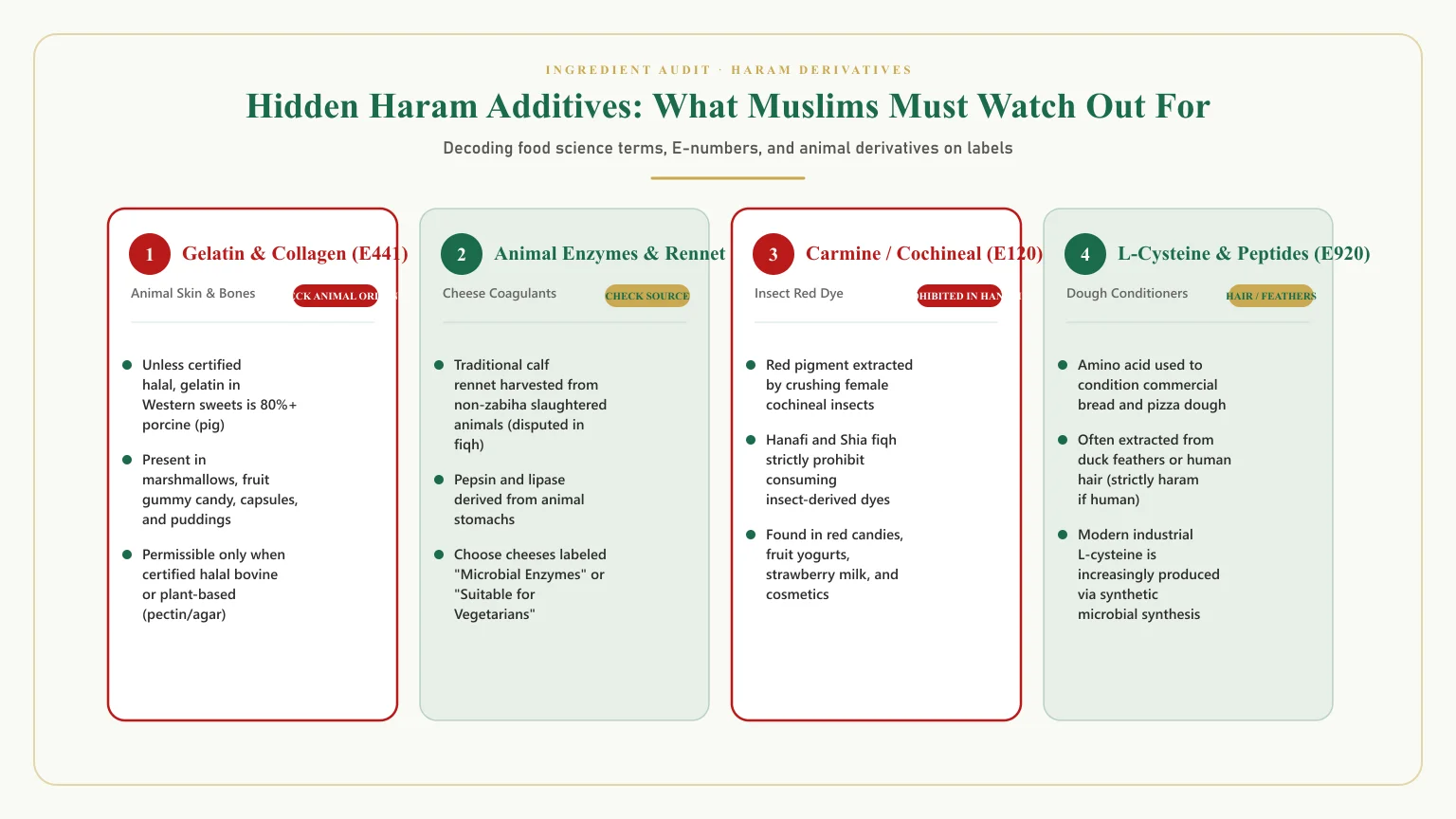 What is haram: List of haram foods and hidden haram ingredients in commercial products