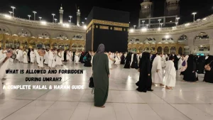 allowed and forbidden during Umrah